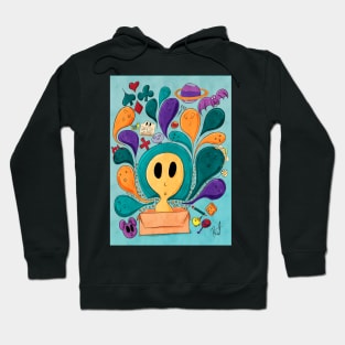 Doodle box color Hoodie